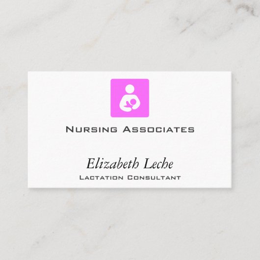 授乳期のコンサルタント 名刺 (正面)