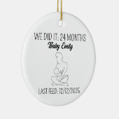 授乳母のための授乳マイルストギフト セラミックオーナメント (右)