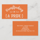 授乳用の授乳名刺 名刺 (正面/裏面)