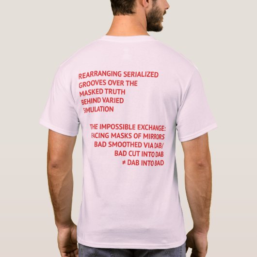 授乳用マスク – アラン・S・トファイティ Tシャツ (裏面)