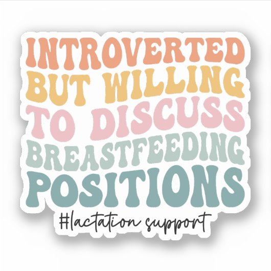 授乳相談員の授乳 シール (正面)