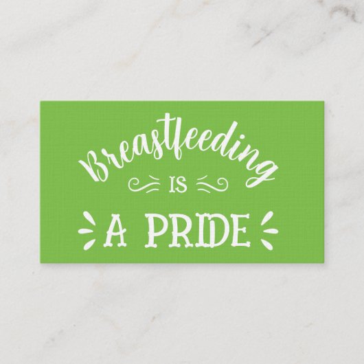 授乳相談員名刺 名刺 (正面)
