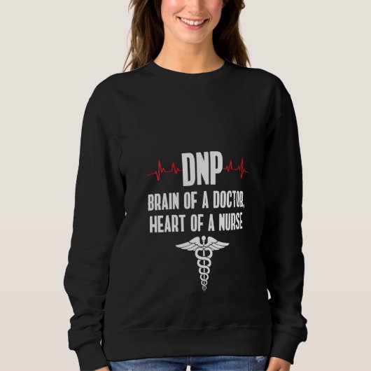 授乳練習用子宮Dnp医師Brain Rn Nur スウェットシャツ (正面)