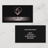 授乳黒青銅 名刺 (正面/裏面)