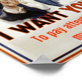 「授業中に注意を」ポスター ポスター (角)