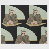 授業中の包装紙 ラッピングペーパー (フラット)