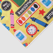 授業日の生地のプリント 薄葉紙 (詳細)