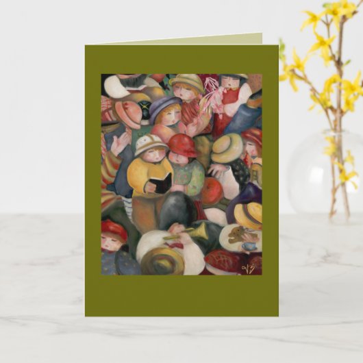 授業日カード カード (黄色い花)