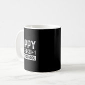 授業日数学先生学生ヴィンテージ コーヒーマグカップ (正面左)