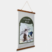 授粉者も命もない 吊り下げ型タペストリー (傾斜あり)