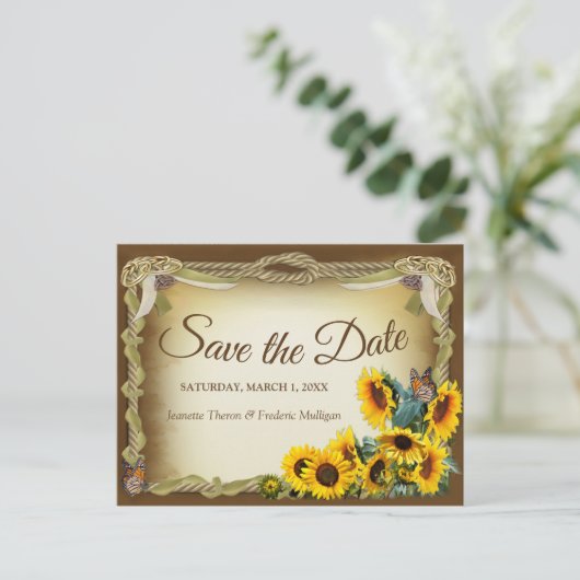 授賞式の日付を保存 案内ポストカード (スタンド正面)