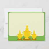 授賞式またはパーティー 招待状 (裏面)