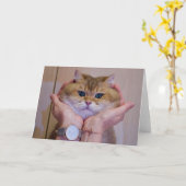 掌のホシコ カード (黄色い花)