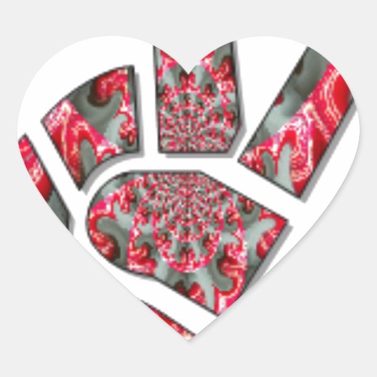 掌の力: 2本指のサイン ハートシール (正面)