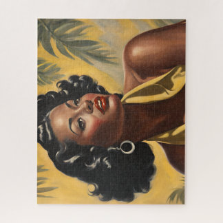 掌中の女性 ジグソーパズル