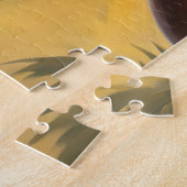 掌中の女性 ジグソーパズル (側面)