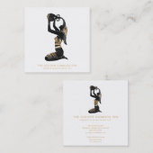 *~*掌水浴黄金の女神と水のつぼスパ スクエア名刺 (正面/裏面)