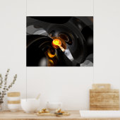 排他性抽象芸術ポスター ポスター (キッチン)