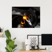 排他性抽象芸術ポスター ポスター (ホームオフィス)