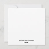 排卵カレンダーはがき シーズンカード (裏面)