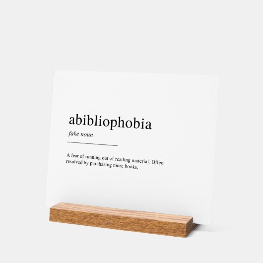 排卵恐怖の定義 アクリルサイン (傾斜)