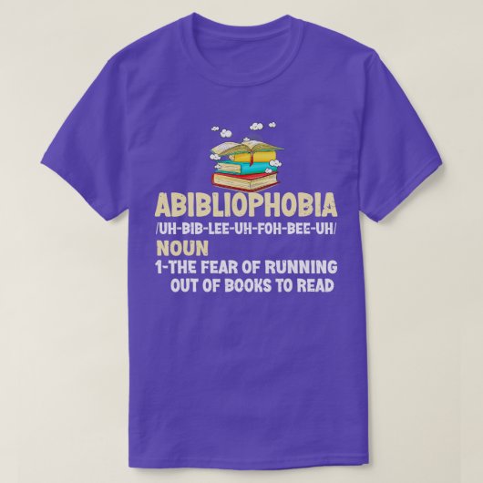 排外恐怖症おもしろい定義読のBookworm Re Tシャツ (デザイン正面)