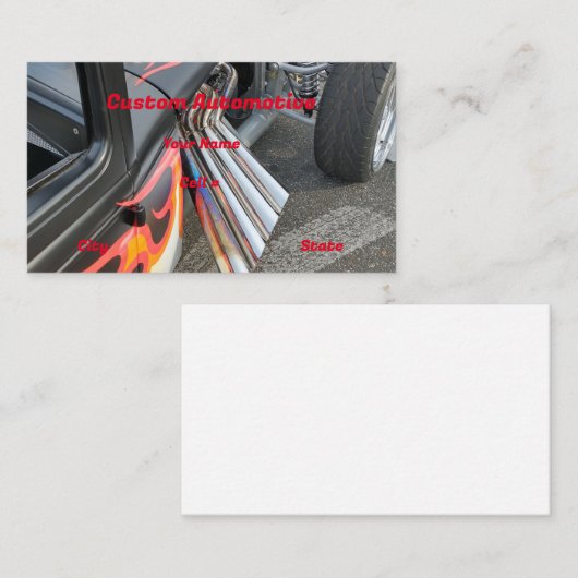 排改造管事業 名刺 (正面/裏面)