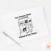 排気およびタイヤフィッター スクエアシール (封筒)