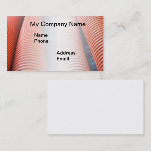 排水および下水のための大きいポリ塩化ビニールの管 名刺 (正面/裏面)