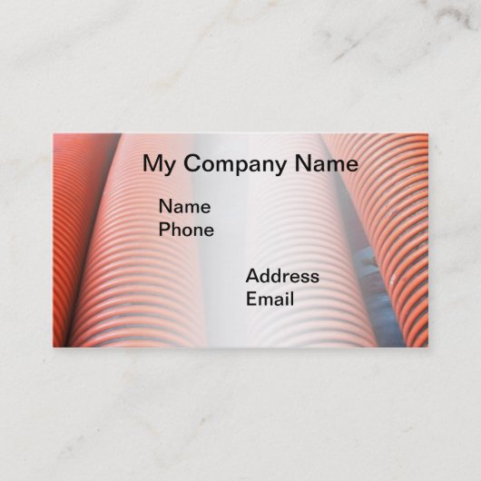 排水および下水のための大きいポリ塩化ビニールの管 名刺 (正面)