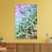 排水溝の雑草 キャンバスプリント (インサイチュ (リビング))