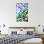 排水溝の雑草 キャンバスプリント (インサイチュ (寝室))