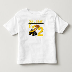 掘ってもいい？私は2歳 トドラーTシャツ
