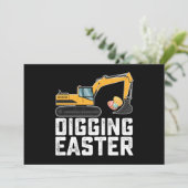 掘りイースターショベル卵狩り おもしろい 招待状 (スタンド正面)