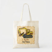 掘りダートパワーショベルトートバッグ トートバッグ (正面)