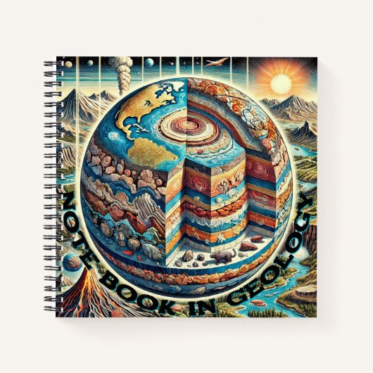 掘り下げ：地質学者のノート ノートブック (正面)