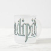 掘り出し上手のマグ フロストグラスマグカップ (正面右)