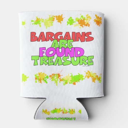 掘り出し物が見つかる 缶クーラー (裏面)