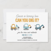 掘り出せるかディガー誕生日パーティー 招待状 (正面)