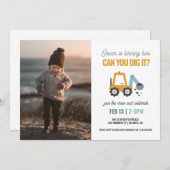 掘り出せるかディガー誕生日パーティー 招待状 (正面/裏面)