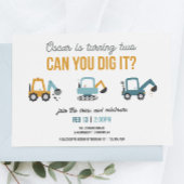 掘り出せるかディガー誕生日パーティー 招待状