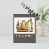 掘り取りショベル 招待状 (スタンド正面)