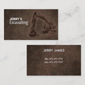 掘る名刺 名刺 (正面/裏面)