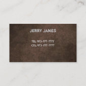 掘る名刺 名刺 (裏面)