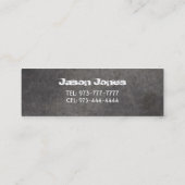 掘る細い名刺 スキニー名刺 (裏面)