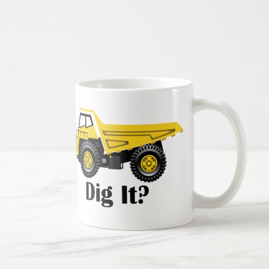 掘る？ – ブラック11オズリンガーマグ マグカップ (右)