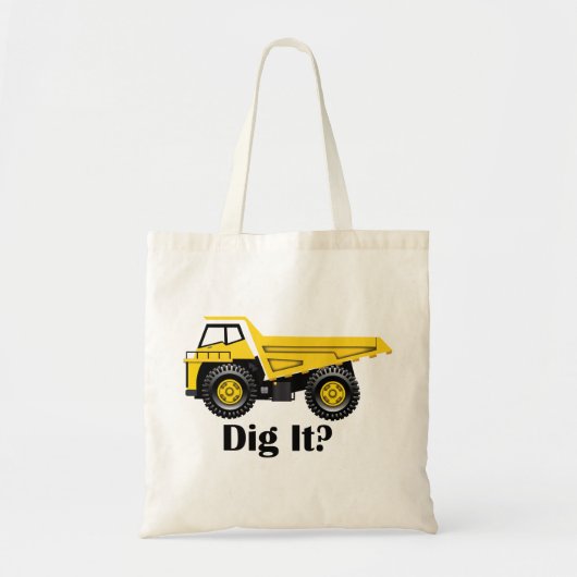 掘る？ – 予算トート  トートバッグ (正面)