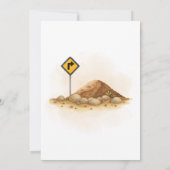 掘るIt建築トラック3rd誕生日パーティー 招待状 (裏面)