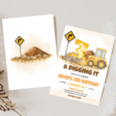 掘るIt建築トラック3rd誕生日パーティー 招待状