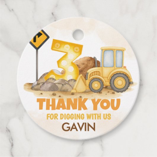 掘るIt建築トラック3rd誕生日ラウンド フェイバータグ (正面)